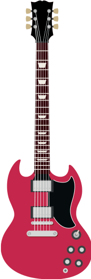 6. SG rock metal Gibson electric guitar