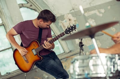 Guitar lesson from Strictly Come Dancing 
